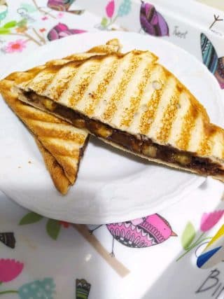 Şokolad bananlı tost